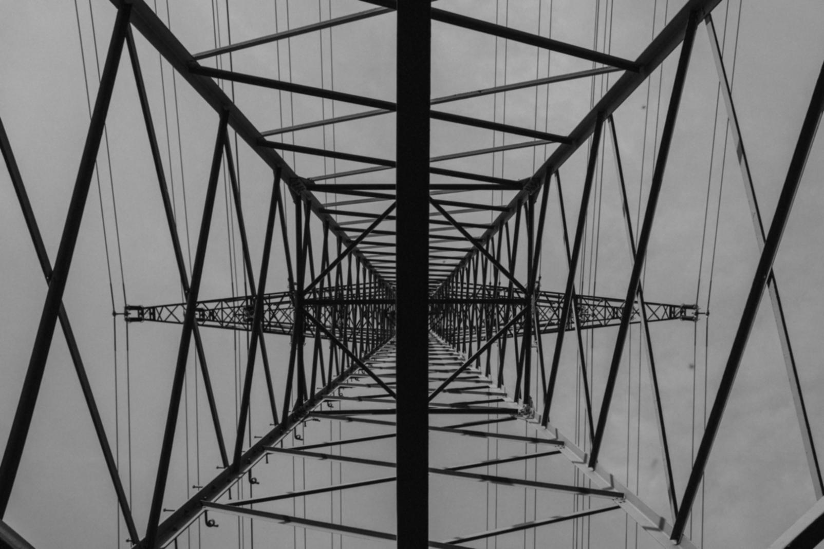 Renewable energy installation with solar panels and wind infrastructure